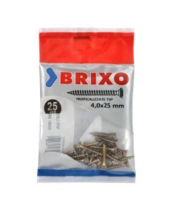 Wood screws Brixo galvanized 4x25 mm 25pc/pack