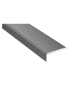 Aluminum profile, for parquet, in one functions, finishing, 25x10x1200mm