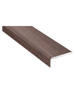Aluminum profile, for parquet, in one functions, finishing, 25x10x2000mm