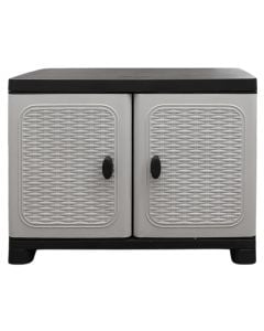 Plastic cabinet, with two doors, L70 × W44× H54 cm