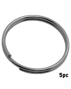 Metal rings for keys diameter 30 mm, 5 pcs