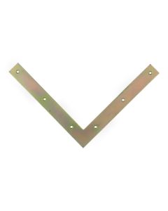 Corner plate , 250x250x30x3 mm