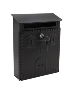 Mailbox, 23 x 9 x H29 cm, anthracite