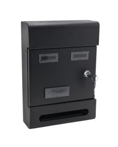 Mailbox, 21 x 7 x H30 cm, dark grey