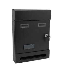 Mailbox, 25 x 8 x H37 cm, dark grey
