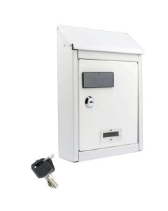 Mailbox, 18 x 6 x H25 cm, white