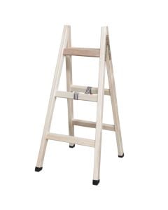 Shkalle druri natyrale, me palosje, 120 cm, 3 shkelje