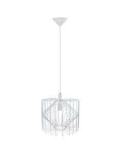 Pending lamp E27 1x60W,metal shade,black or white color,dia:33x26cm