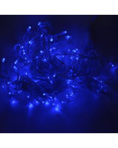 Varg me 100 drita LED, (blu), 10 m, me kabëll dhe rafinues të përfshirë