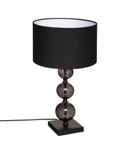 ALMA NAT table lamp, E27, 1x40W, glass / polyester, D. 27 x H. 52 cm