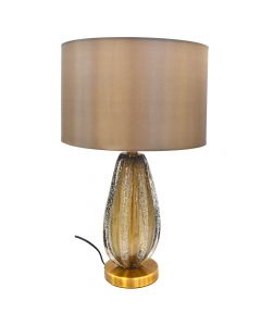 Table lamp, metal / crystal / textile, Φ350 × H600mm, E27 × 1 × 40W, 230V