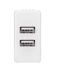 USB 5V sockets, 2.1A, 1 Modular, 2 USB ports