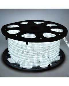 Tub Dritash LED neon, 50m/top, white, drita nga te dyja anet , diameter 7x12mm, IP44