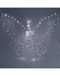 Decorative light, 160xLED, butterfly shape, 3000K, 70x30x10 cm