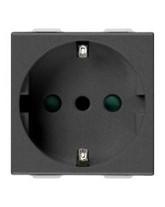 Simple plug socket, NEVE 09209, 2P + T, 16A, 2M