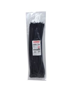 CABLE TIES, BLACK, BENMAN, 370mmX4,8mm (100pcs)