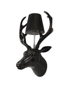 Wall Lamp with deer head. W35*H50 cm, resin,  1x E27..