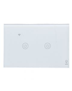 Smart home switch, 220 V.2x600 W, touch, Antela