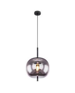 Pendant light, 1xE27, 40W, D30 cm, gray