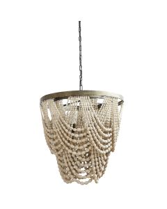 Pendant light, 3xE14, 65x70cm, beige