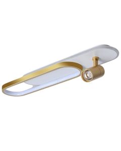 Ndricues muri LED,26+5W, 3000K, 60x12x5 cm, gold