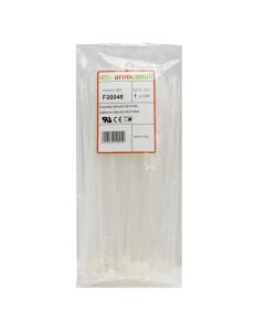 CABLE TIES, WHITE,  200mmX2,5mm (100pcs)