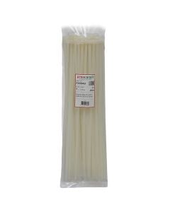 Fasheta plastike, 360mmX4,8mm, 100 cop, bardhe