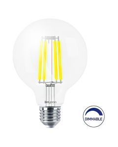 Llambë LED BRAYTRON, Filament, E27, A95,  8W, 2700K,  220V-240V AC e dimerueshme