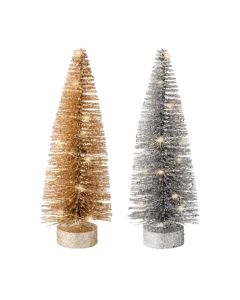 Dekor festiv peme, ndricim led, D9xL9xW9xH26 cm, perdorim I brendshem, e bardhe e ngrohte