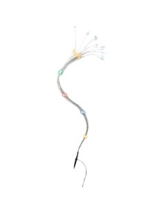 Lule ndricim led, L40 cm, perdorim I jashtem, argjend/multi