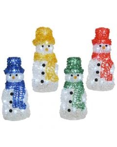 Personazh festiv burre bore Xmas, ndricim led, D10xL57xW35xH108 cm, perdorim I jashteme bardhë e ftohtë