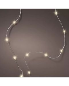 Micro Led flex string lights, L1350 cm, outdoor use, transparent/warm white