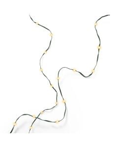 Micro Led flex string lights, L1800 cm, outdoor use, green/classic warm