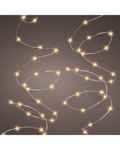 Micro Led usb stringlights, L500 cm, indoor use, silver/warm white