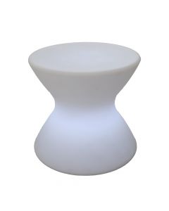 Table with led light, Polyethylene, RGB color change, 16 colors available with remote, L40xW40XH36 cm