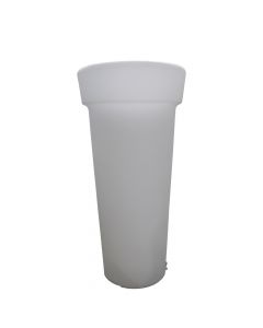 Vase with led light, Polyethylene, RGB color change, 16 colors available with remote, L30xW48XH95 cm