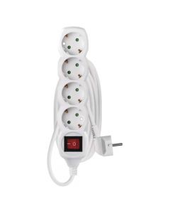 Power strip with switch, 4M, 3meters, 3x