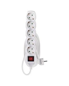 Power strip with switch, 5M, 3meters, 3x