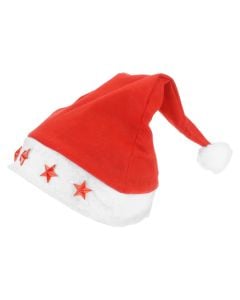 Christmas hat dith LED stars, with batte