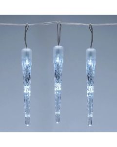 LED LIGHTS ICICLE 40LED WHITE