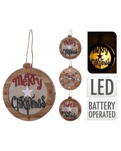 Dekor festiv christmas, rrethore me varj