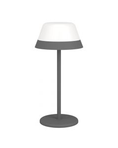 Table light, LED, 15x32cm, IP54, 3000K, grey