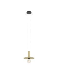 pendant light Eglo, 1xE27, metal, gold, 110x25cm