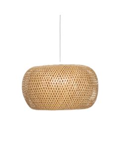 Ndricues i varur, E27, D.46cm, bambu natyrale