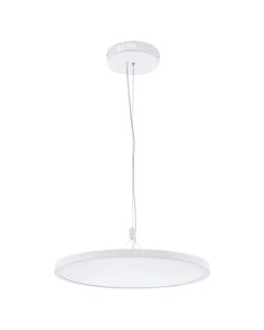 Hanging lamp, LED, RGB, D.60cm, aluminum, white, APP control+ remote control