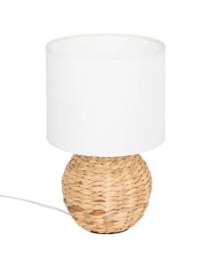 Ndricues tavoline, E14, H,37cm, D.22cm, material natyral, bezhe