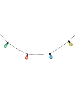 String of portolambulbs, 5M, multicolor, with solar panel