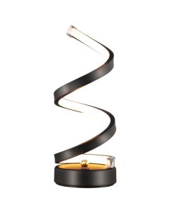 Table lamp, 5W, 3000-6400K, 430lm, 33x12cm, aluminum, black