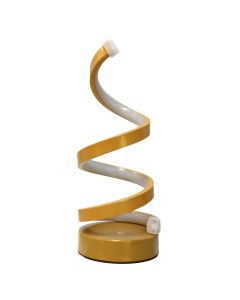 Table lamp, 5W, 3000-6400K, 430lm, 33x12cm, aluminum, gold