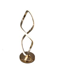 Table lamp, 8W, 3000-6400K, 650lm, 33x12cm, aluminum, gold